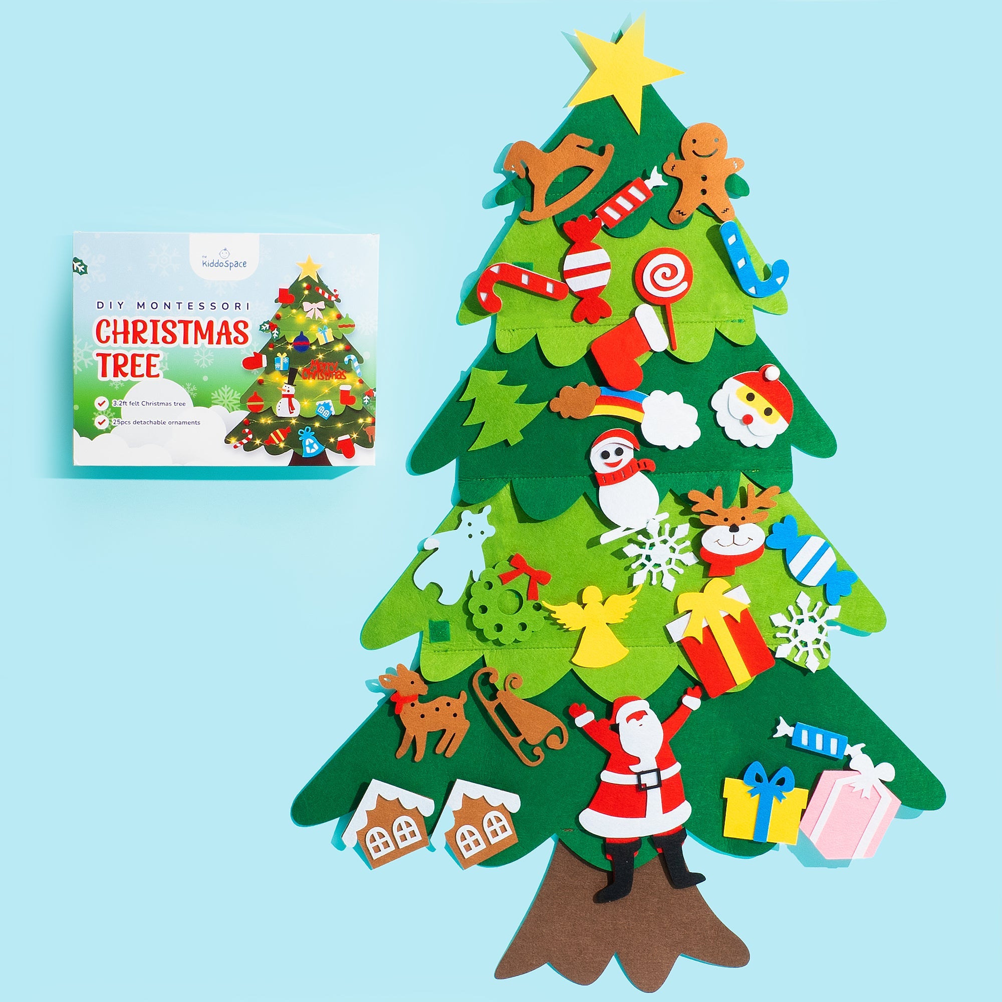 Christmas Tree for Kids (Includes 30 decorations)