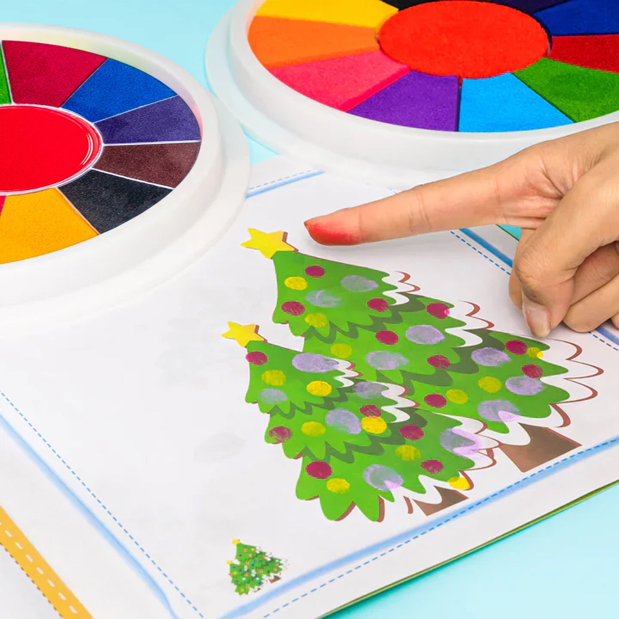 KiddoSpace Finger Painting Kit