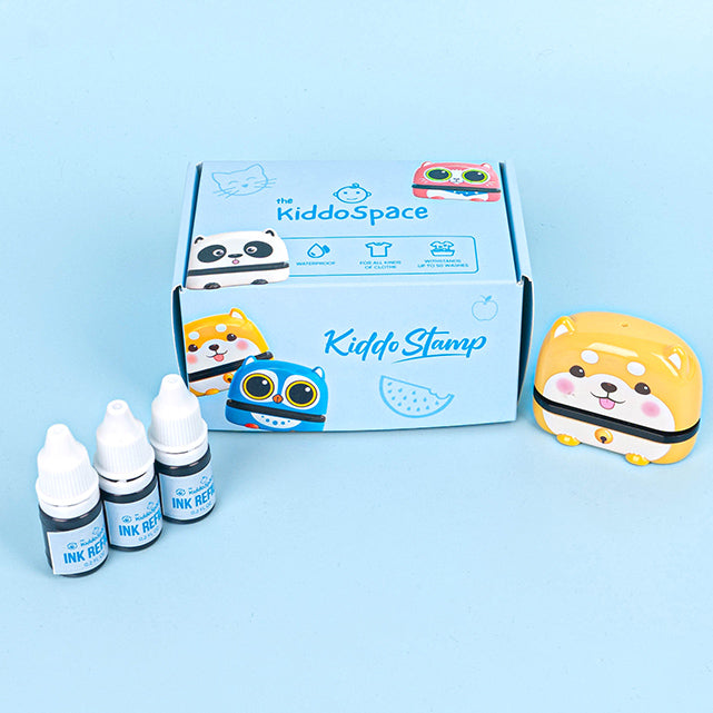 KiddoStamp™ - White + Black Ink Complete Stamping Kit – TheKiddoSpace US